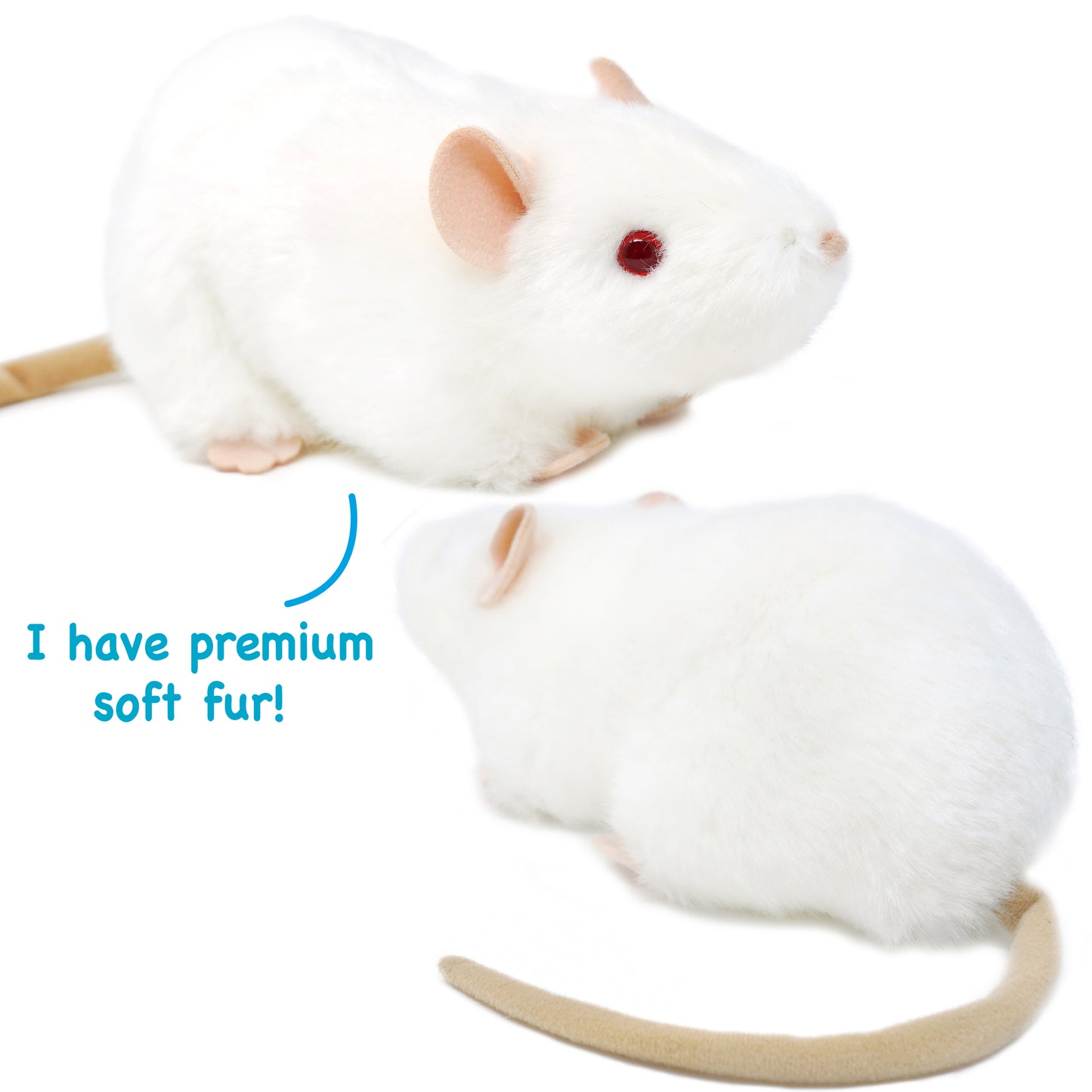 Wylie the White Rat - Plush Toy | Plush Toy